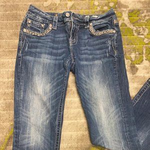 MISS ME JEANS RELAXED SKINNY - SIZE 30